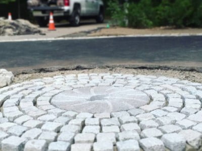 Hereford Paving Contractors Laying Cobblestones in Hereford 